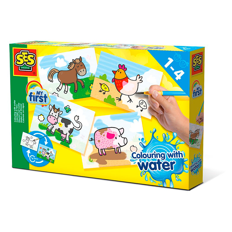 SES Creative My First Watercolour Painting Set – Farm Animals