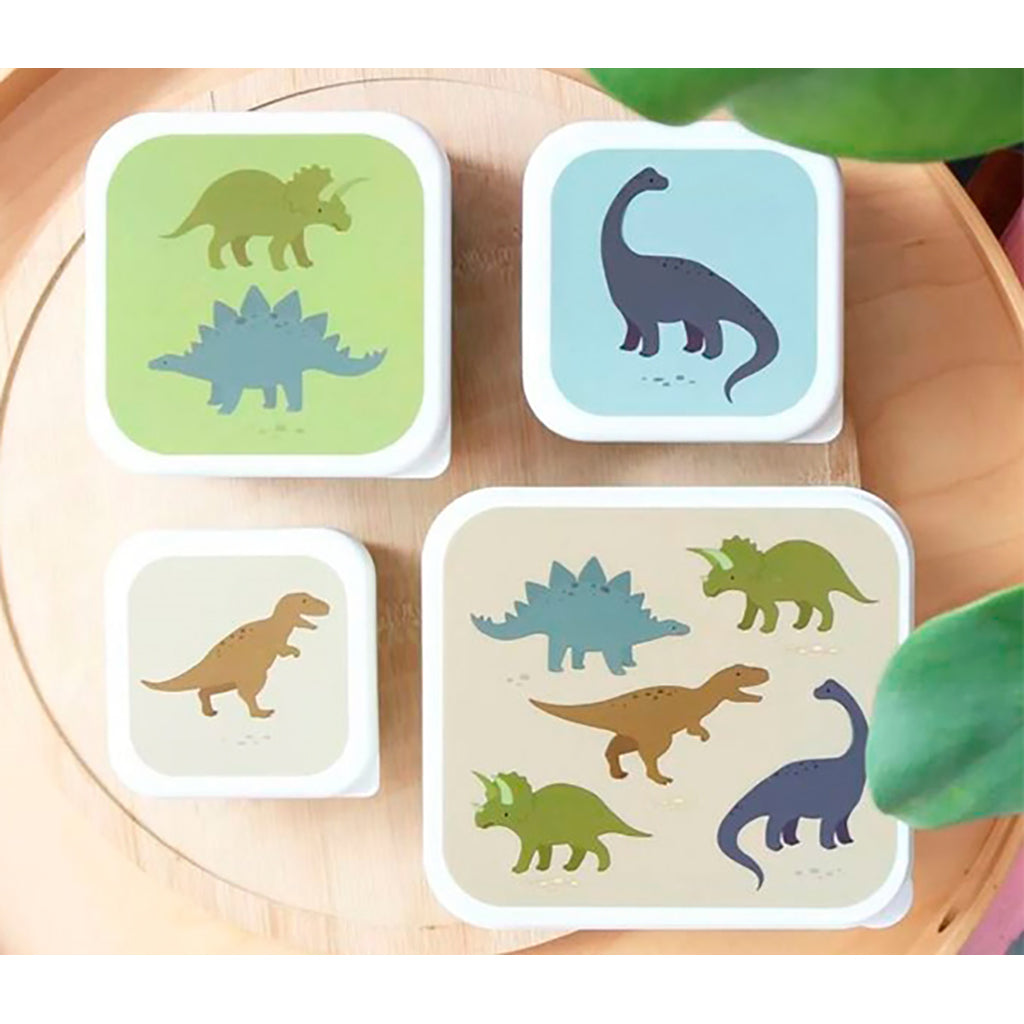 A Little Lovely Company Lunchbox Set, Dino