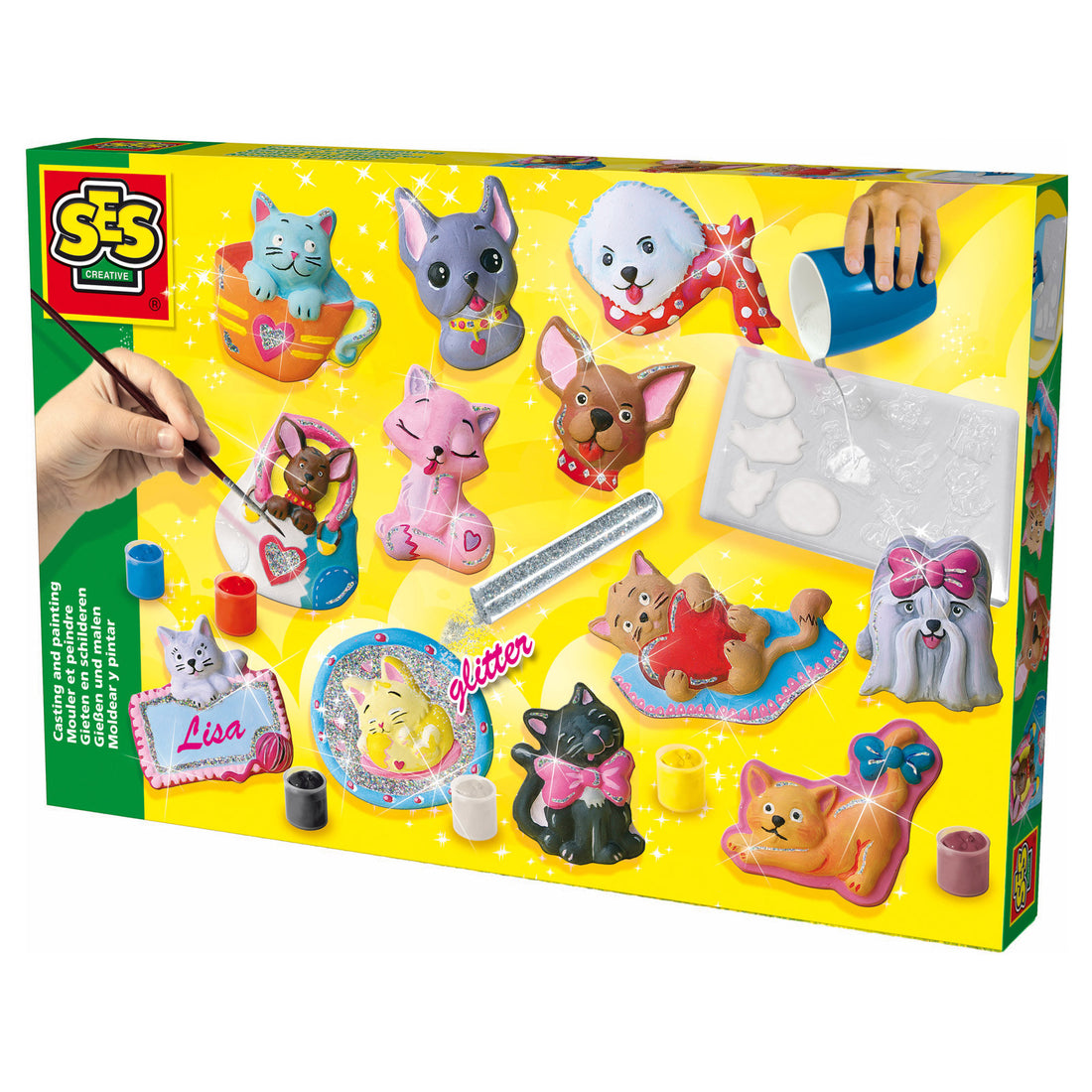 SES Creative Creative Kit - Cast Cats and Dogs in Plaster
