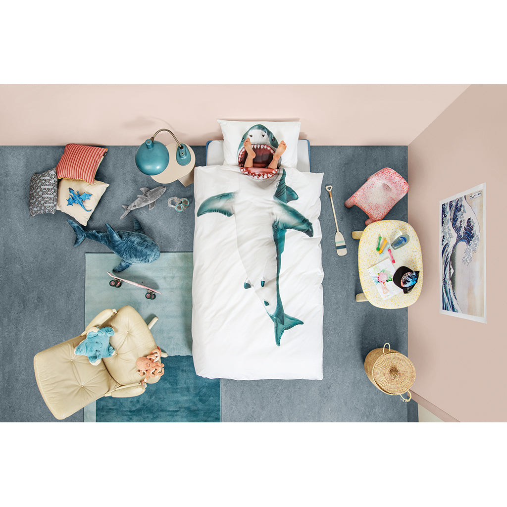 Snurk Organic Adult Bedding – Shark