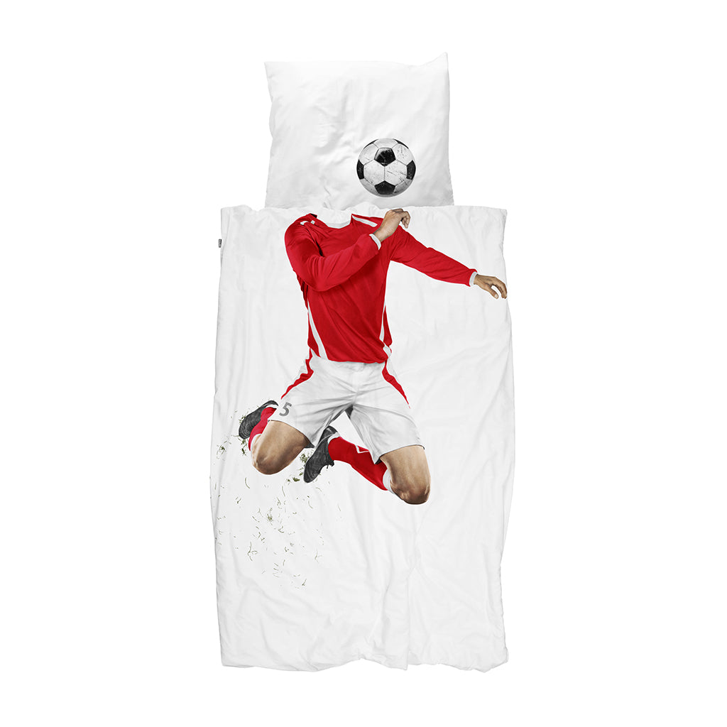Snurk Adult Bedding, Organic Cotton – Football Player