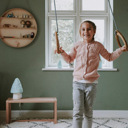 Lillagunga Gymnastics Rings, Oak - Beige