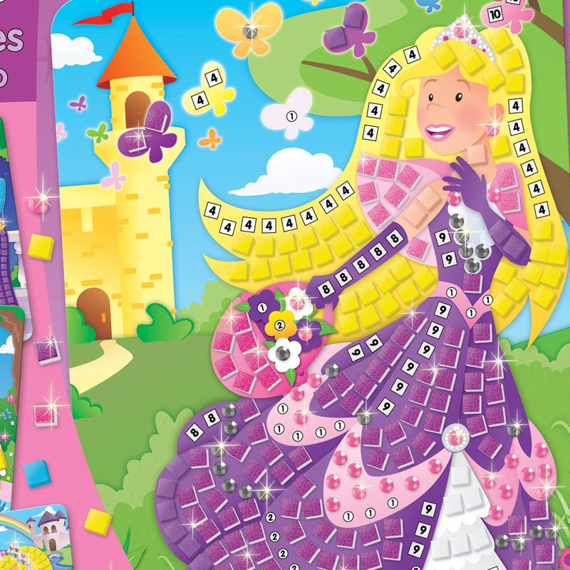 Sticky Mosaics skinnende prinsesser, mellem