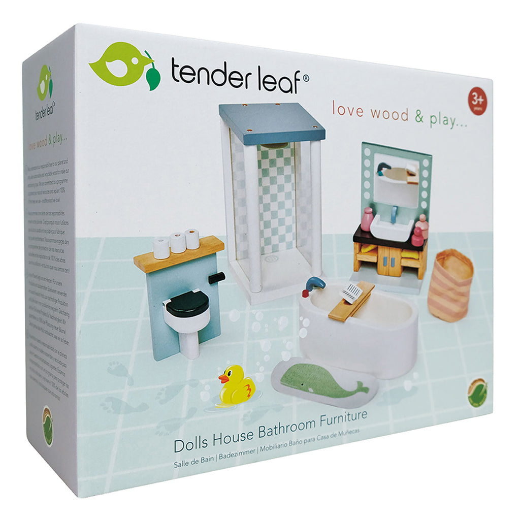 Tender Leaf, Dollhouse Furniture - Bathroom
