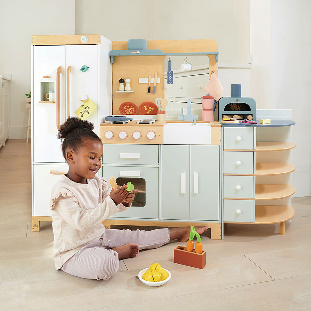 Tender Leaf, Wooden Play Kitchen, Mega - La Fiamma