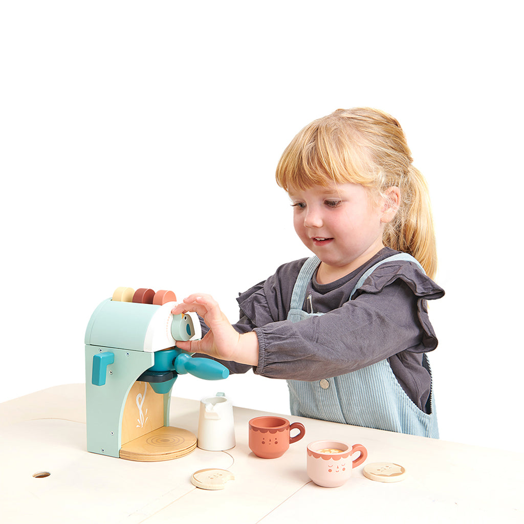 Tender Leaf, Wooden Play Food – Cappuccino Machine