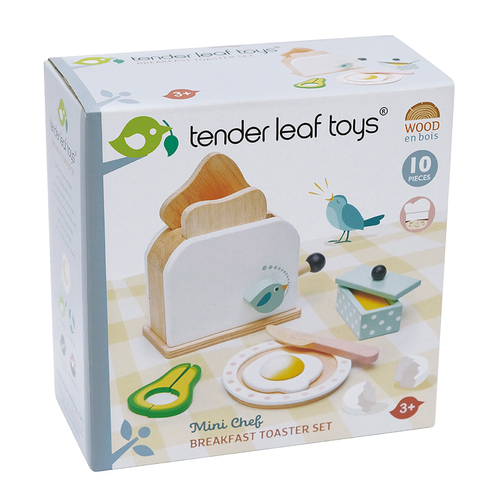 Tender Leaf, Wooden Play Food - Toaster