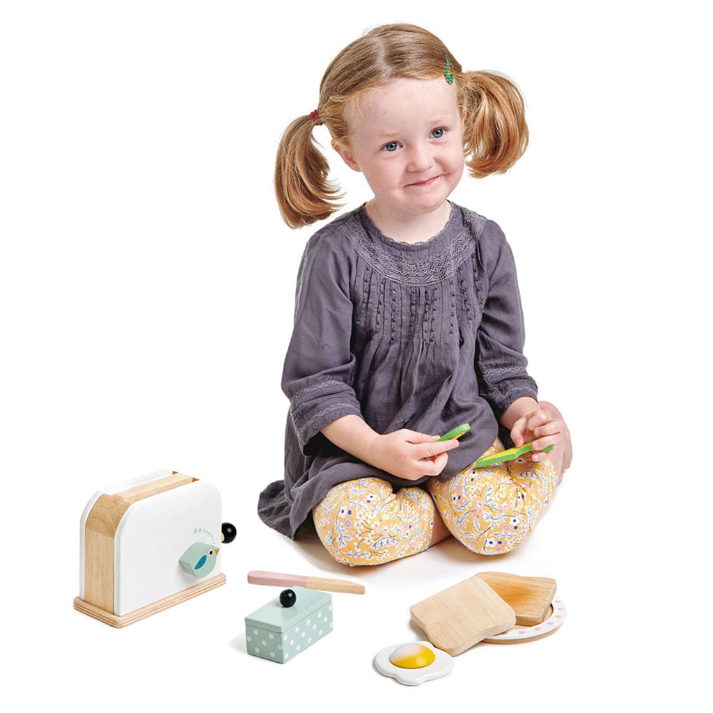 Tender Leaf, Wooden Play Food - Toaster