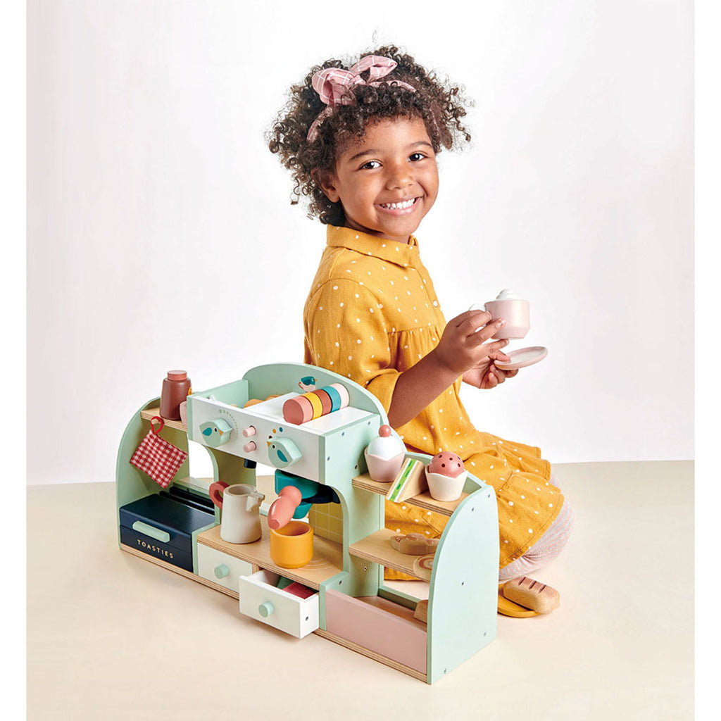Tender Leaf Wooden Play Food - Café Set