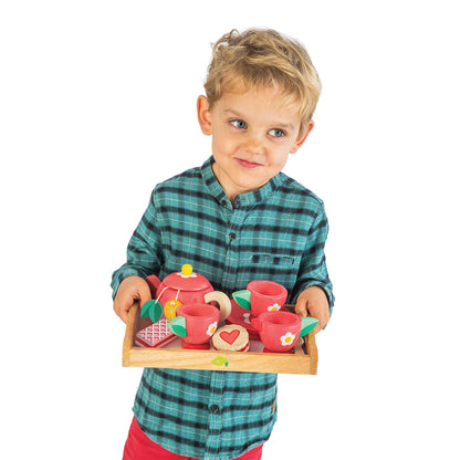 Tender Leaf Wooden Play Food Tea Set - Strawberry