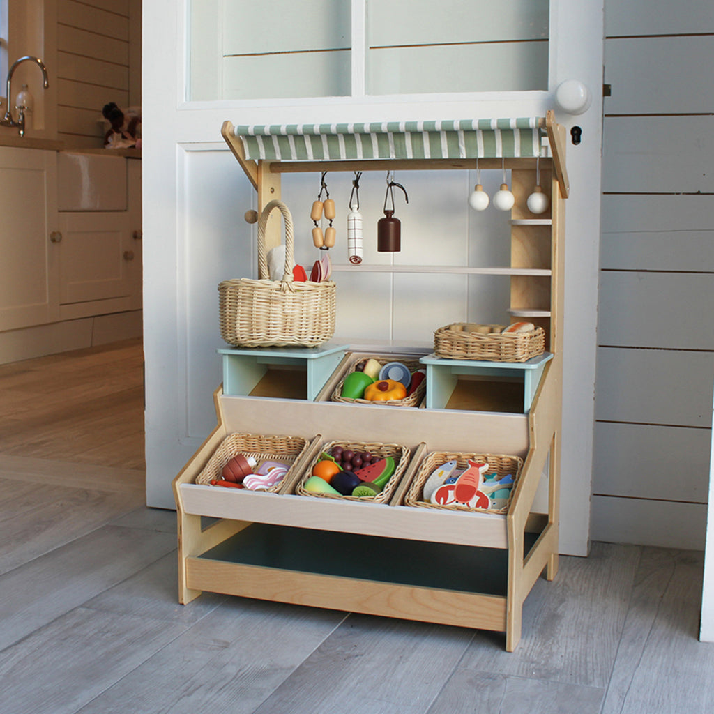 Tender Leaf Wooden Market Stall
