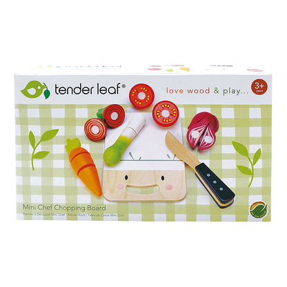 Tender Leaf Wooden Play Food - Cutting Board with Vegetables