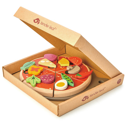 Tender Leaf, Wooden Play Food - Pizza Party