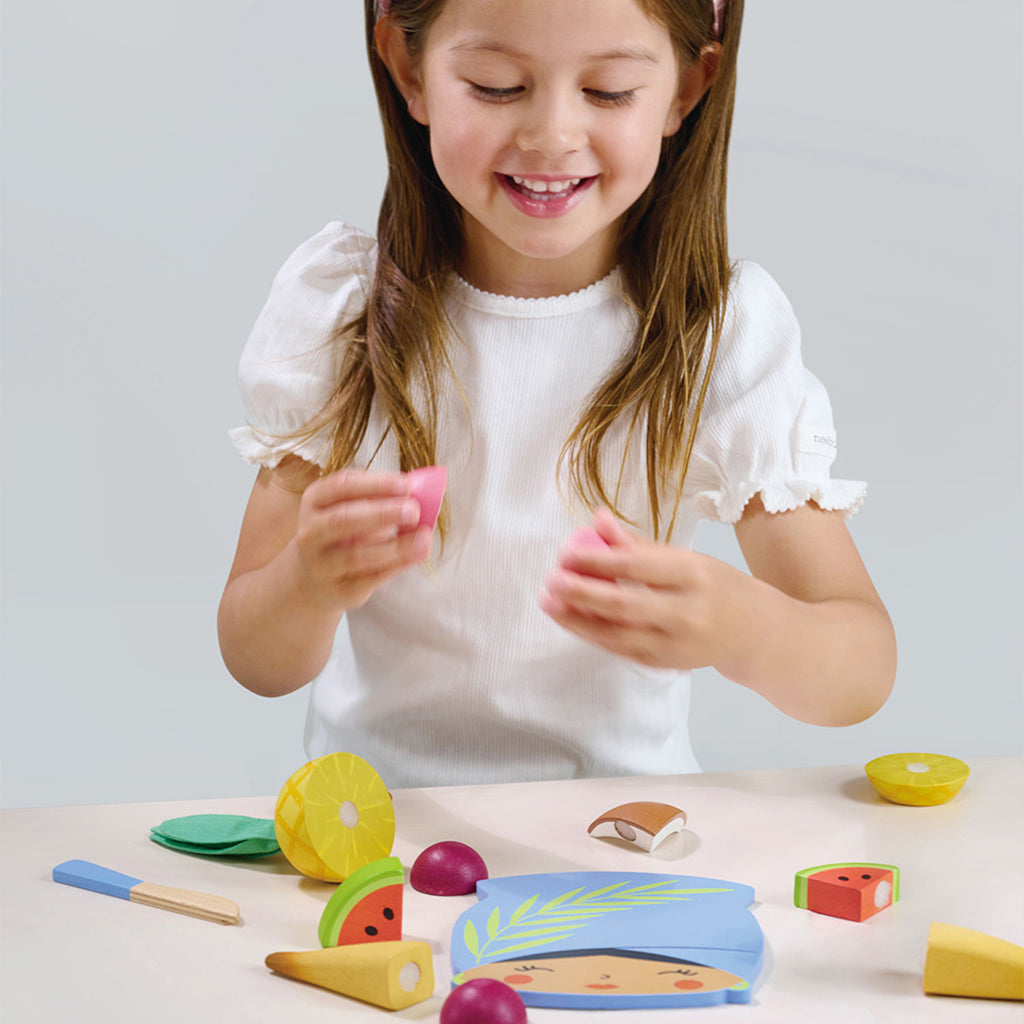 Tender Leaf Play Food - Tropical Fruit Cutting Board