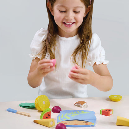 Tender Leaf Play Food - Tropical Fruit Cutting Board