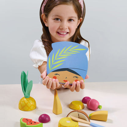 Tender Leaf Play Food - Tropical Fruit Cutting Board