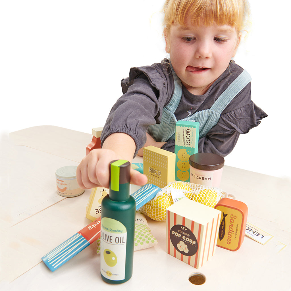 Tender Leaf, Wooden Play Food - Groceries