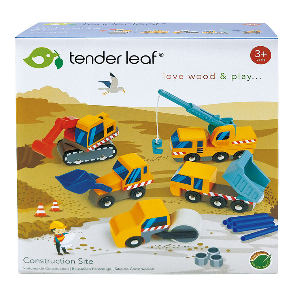 Tender Leaf, 5 Construction Site Vehicles - Worksite
