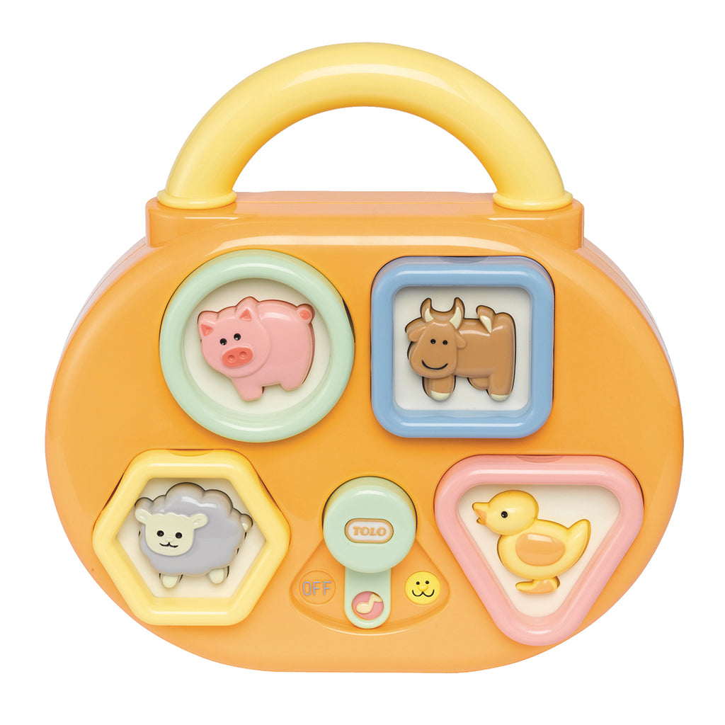 Tolo Baby Toy with Sounds – Animal Sound Shape Sorter