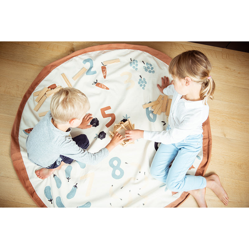 Play&amp;Go 2-in-1 Play Mat, Veggie Numbers