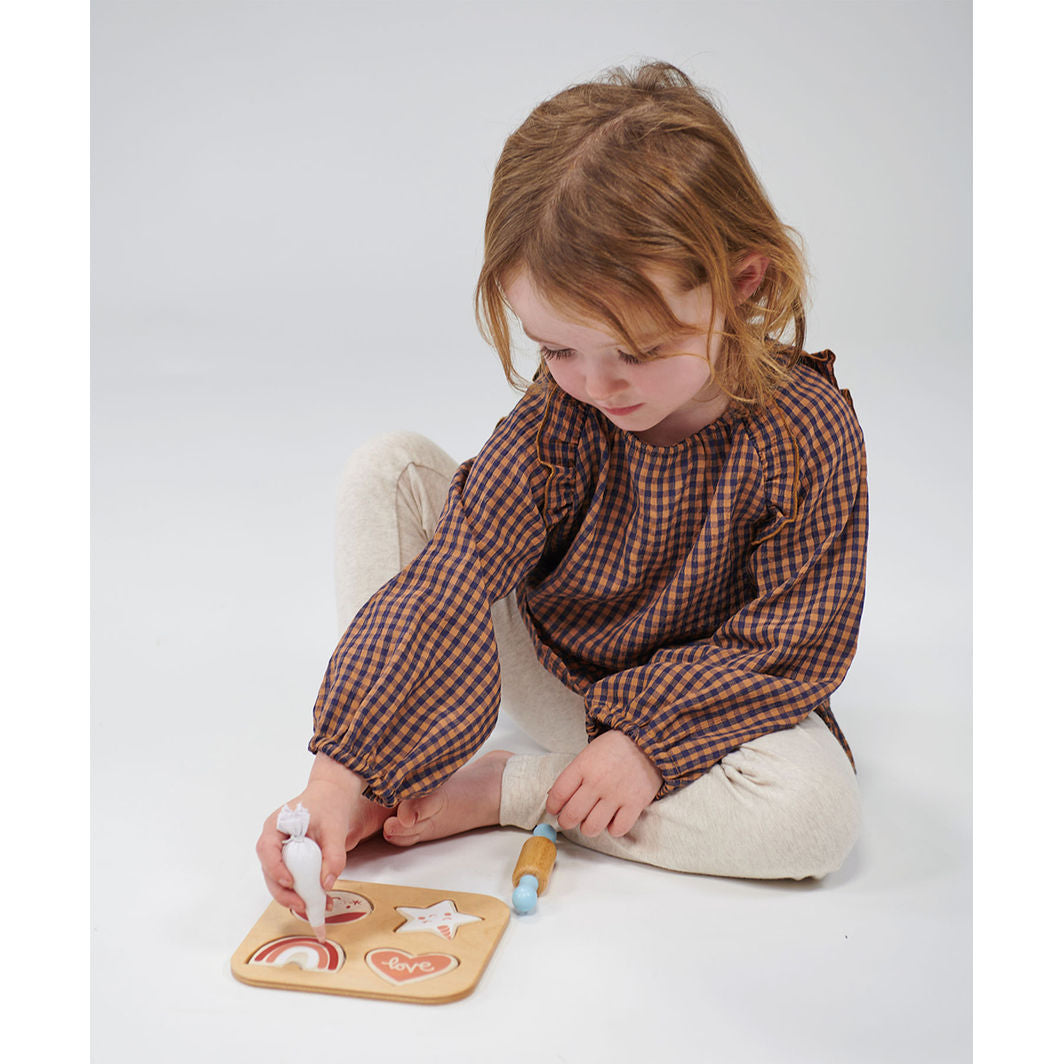Mentari, Wooden Play Food - Cookie Set