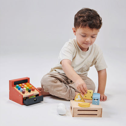 Mentari Wooden Play Food – Box of Dairy Products