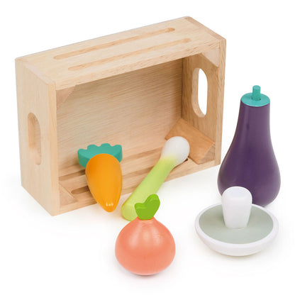 Mentari, Wooden Play Food - Box of Vegetables