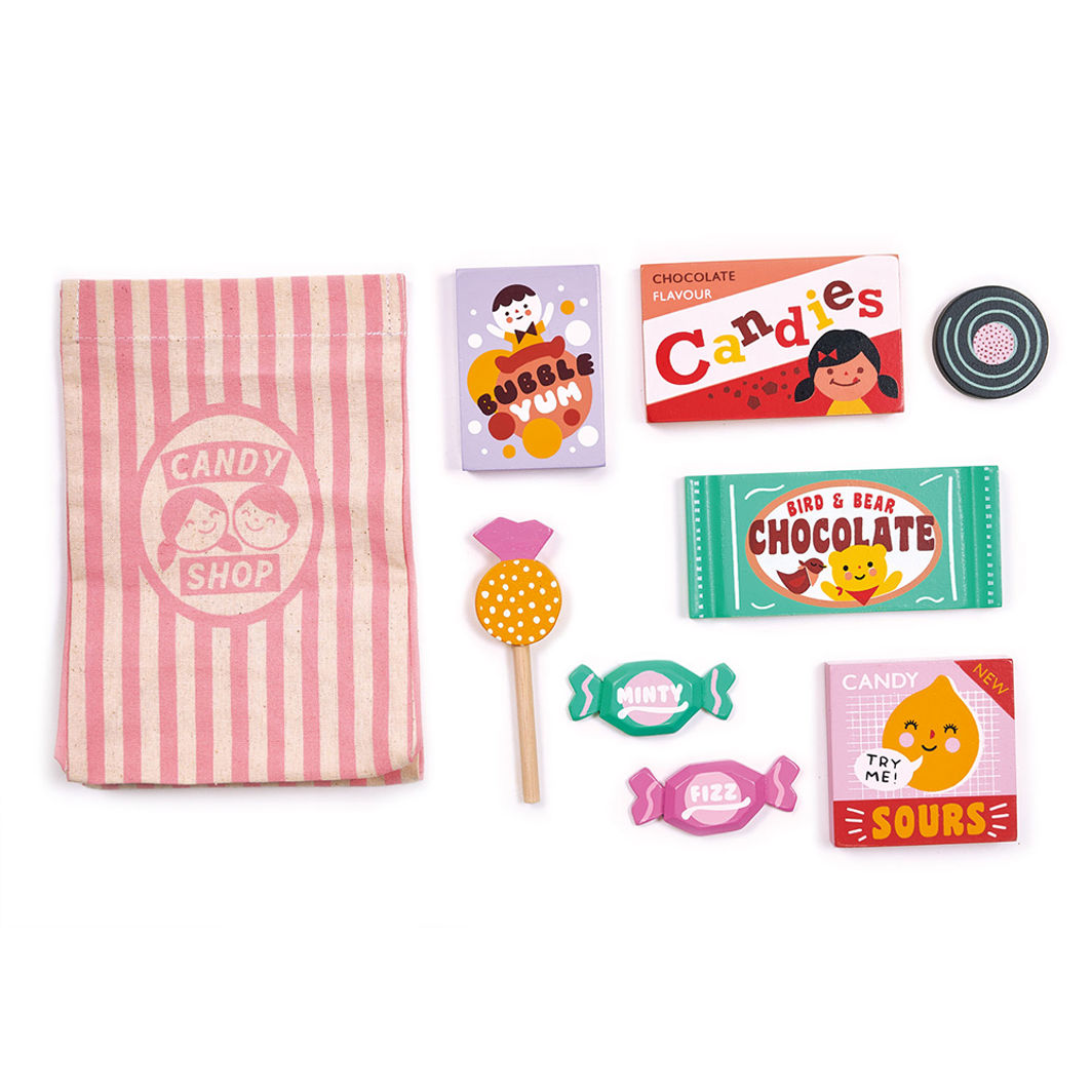 Mentari Wooden Play Food - Candy Bag