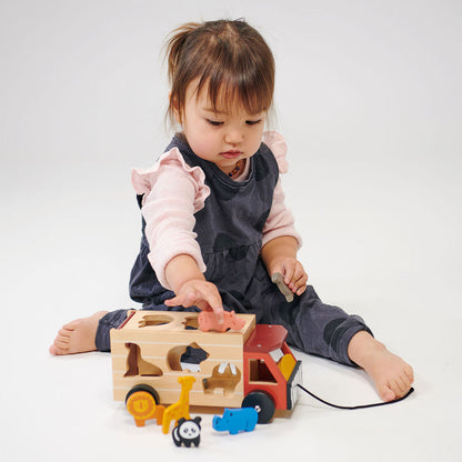 Mentari, Shape Sorting Box - Safari Truck