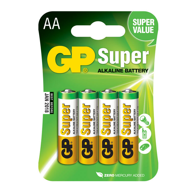 AA Batteries, Pack of 4