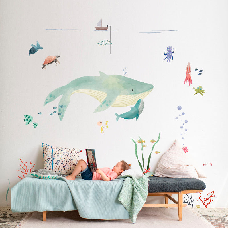 Mimi lou wallsticker, Giant ocean