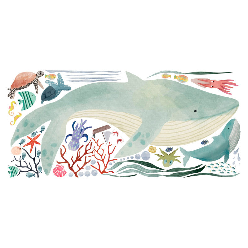 Mimi Lou Wallsticker – Giant Ocean
