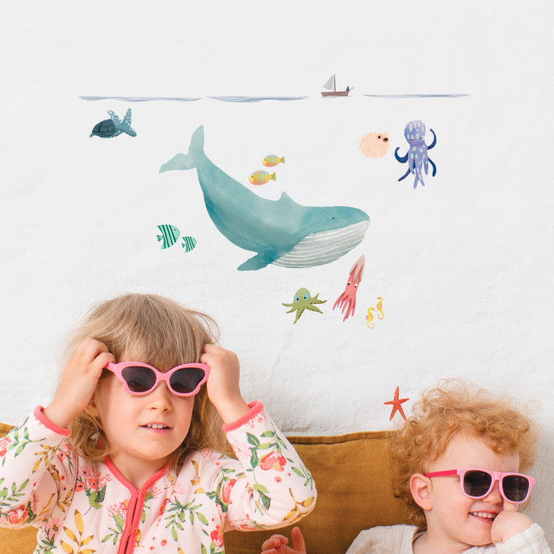 Mimi lou wallsticker, Just a touch - The ocean