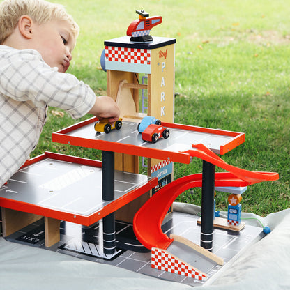 Tender Leaf, 5 Construction Vehicles – Parking Garage