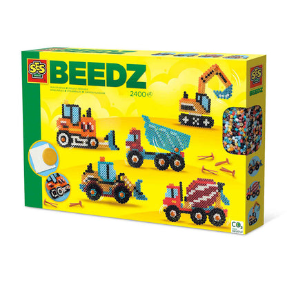 SES Creative Iron-On Beads, Construction Site