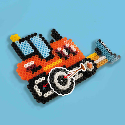 SES Creative Iron-On Beads, Construction Site