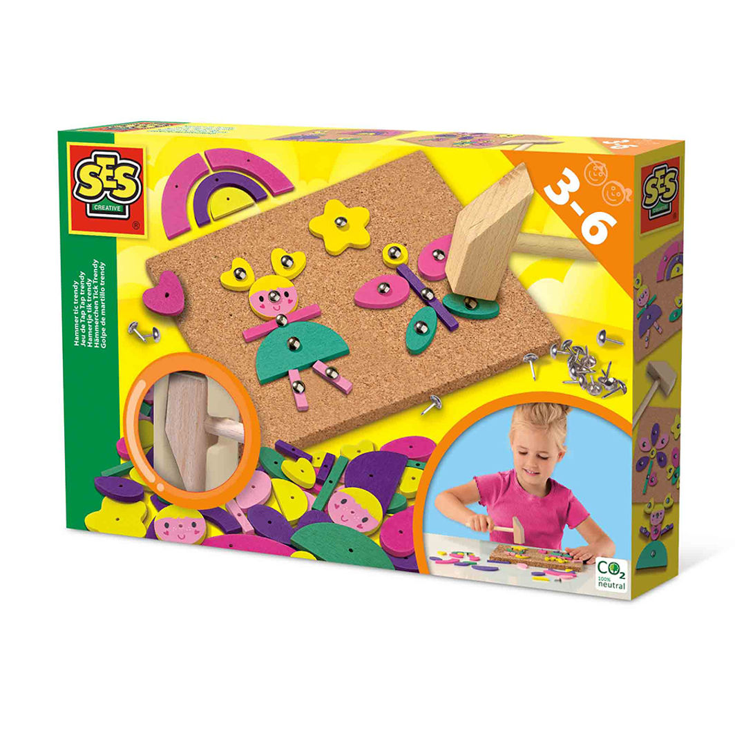 SES Creative Hammer and Nail Set, Trendy
