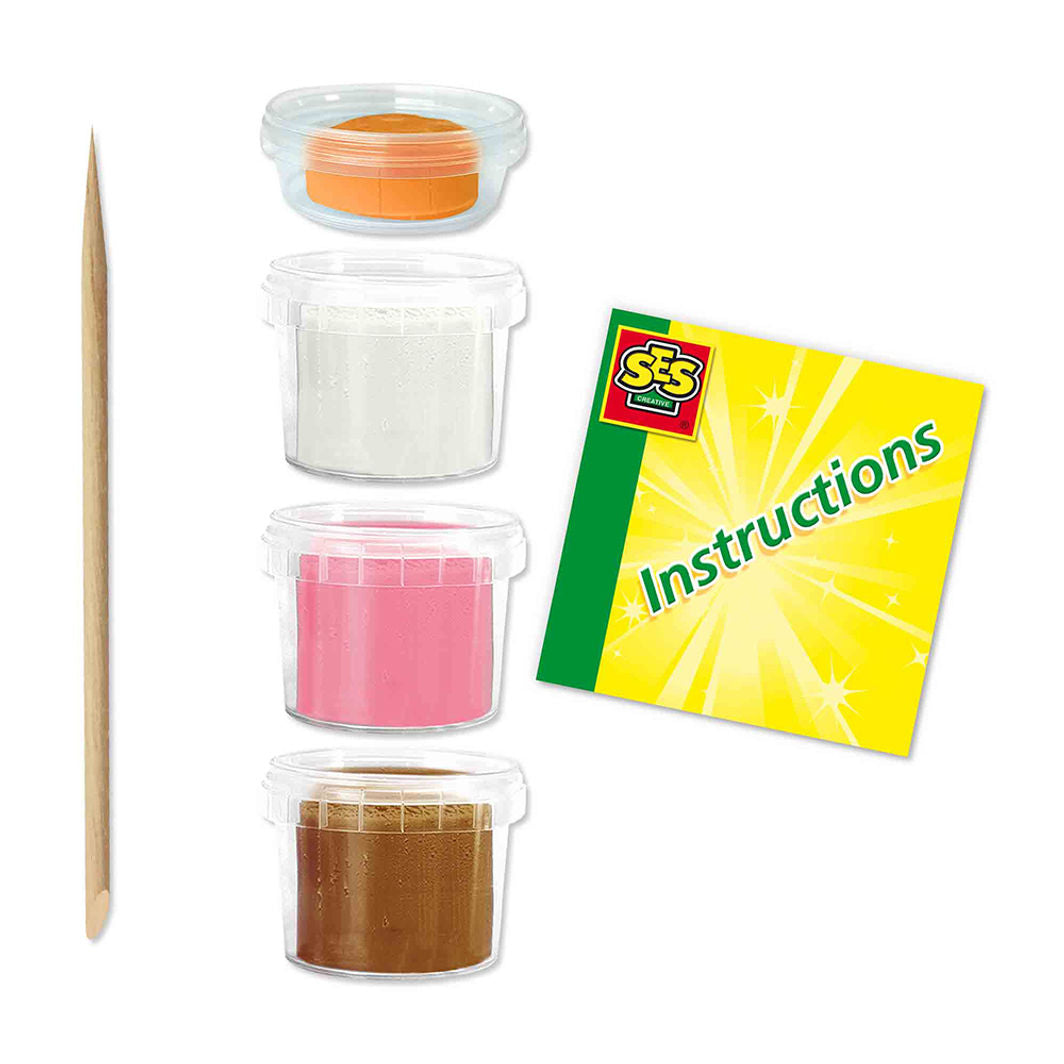 SES Creative Modeling Clay, FunDo Farm Animals – 3 x 90g + 1 x 40g