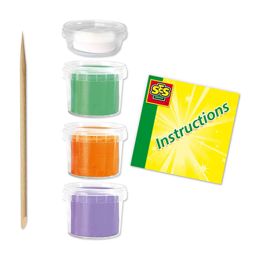 SES Creative Modeling Clay, FunDo Dinosaurs – 3 x 90 g &amp; 1 x 40 g