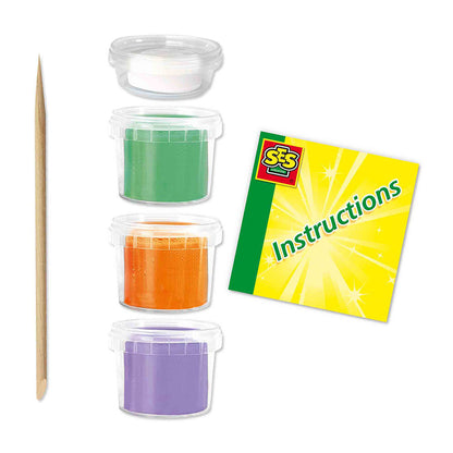 SES Creative Modeling Clay, FunDo Dinosaurs – 3 x 90 g &amp; 1 x 40 g