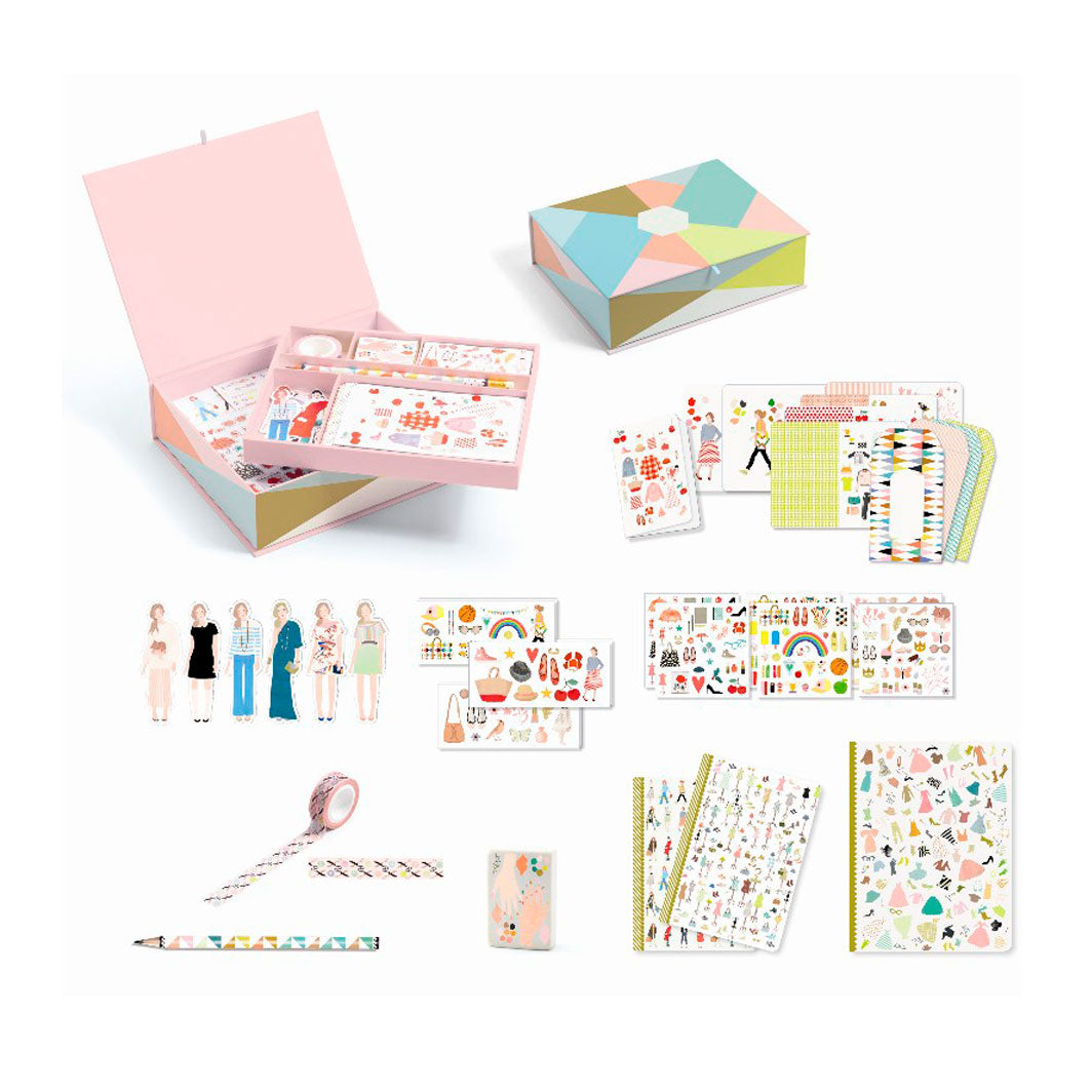 Djeco Lovely Paper, Tinou Box – Elegant Desk Accessory