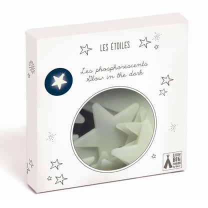 Djeco wallsticker, selvlysende, Stjerner i æske