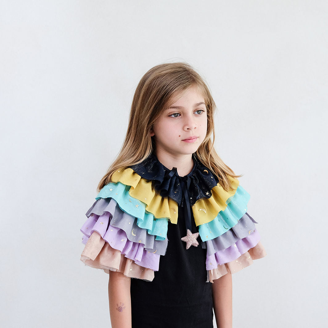 Mimi &amp; Lula - Cape - Rainbow Ruffle