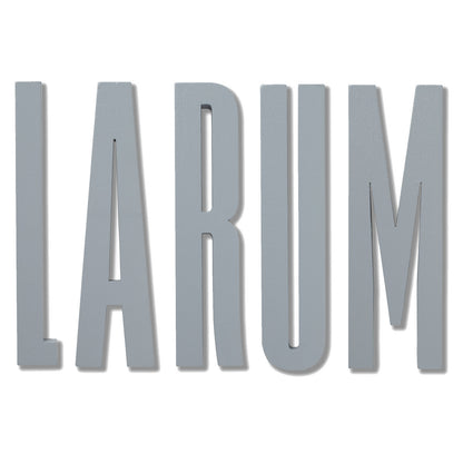 Design Letters Wooden Alphabet, A - Å - Grey