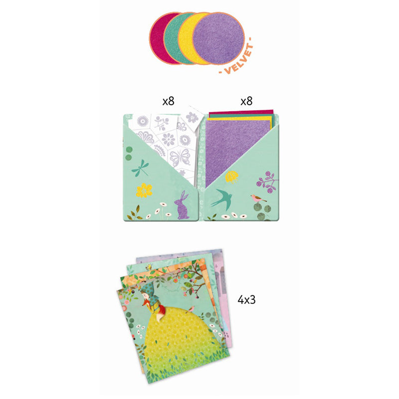 Djeco Transfer Pictures, Artistic Patch - Fine Girls