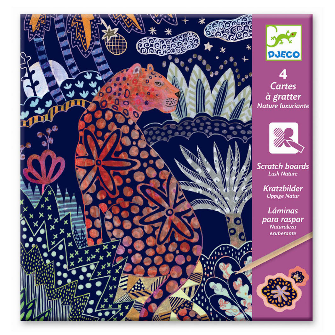 Djeco scratch kort, Junglen