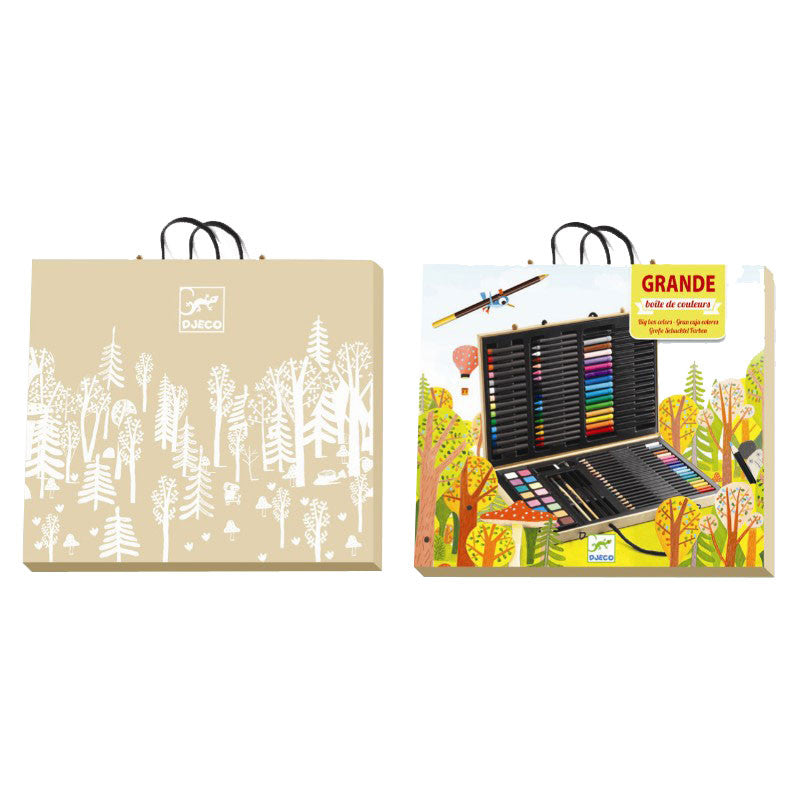 Djeco Art Set in a Suitcase with Drawing Tools and Colors