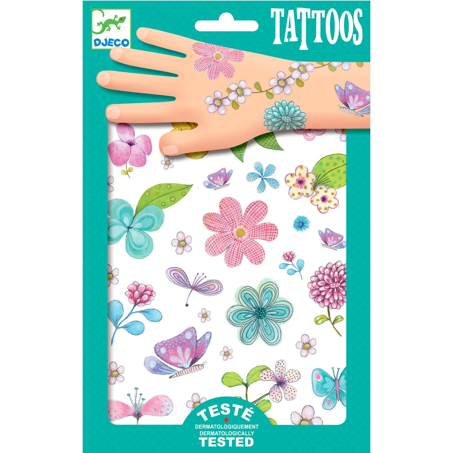 Djeco tatoveringer, blomster