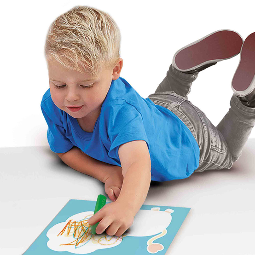 SES Creative My First Creative Set, Crayons and Animal Cards - Ages 1-4