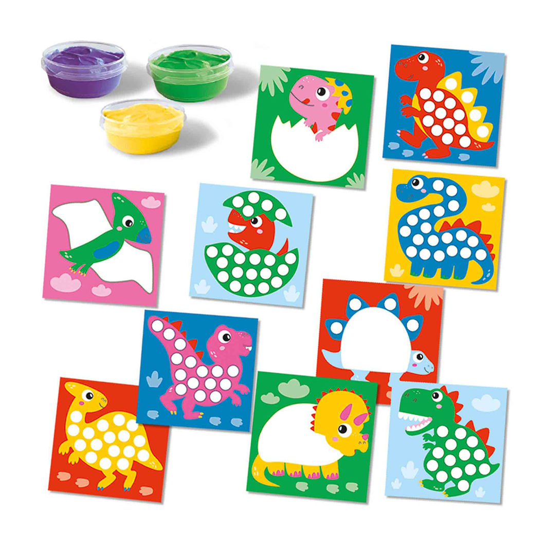 SES Creative, My First Creative Set, Finger Painting Dinosaurs - Ages 1-4